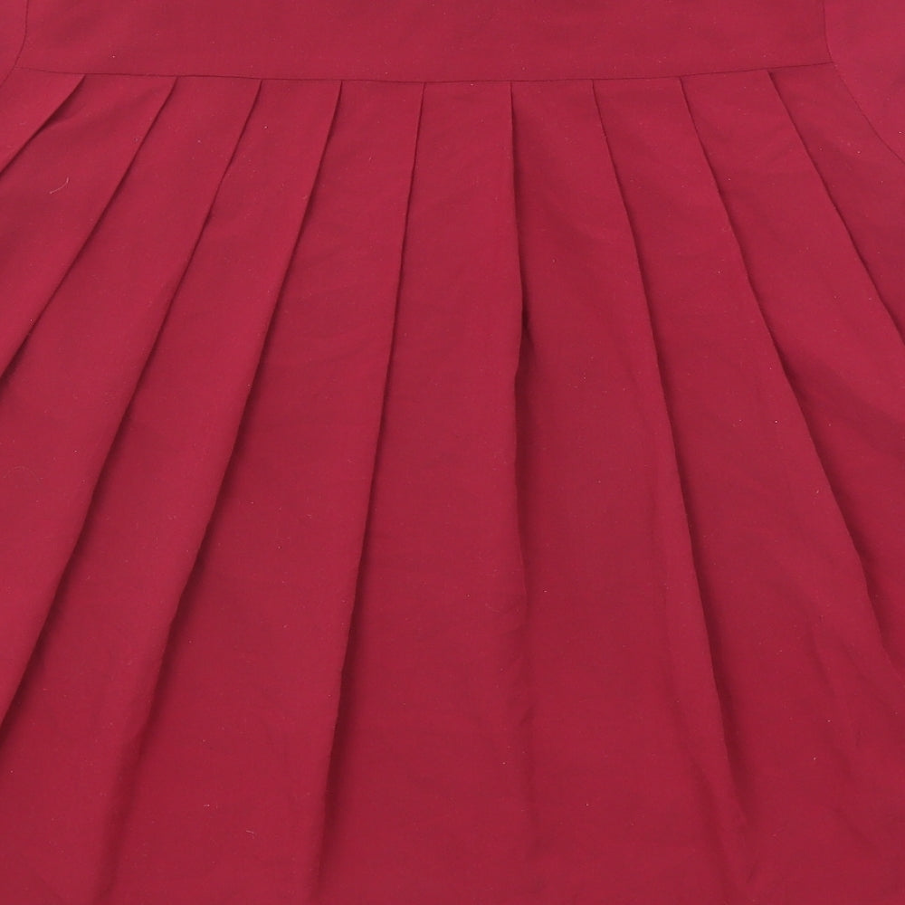 French Connection Womens Purple Polyester Basic Button-Up Size XS Collared