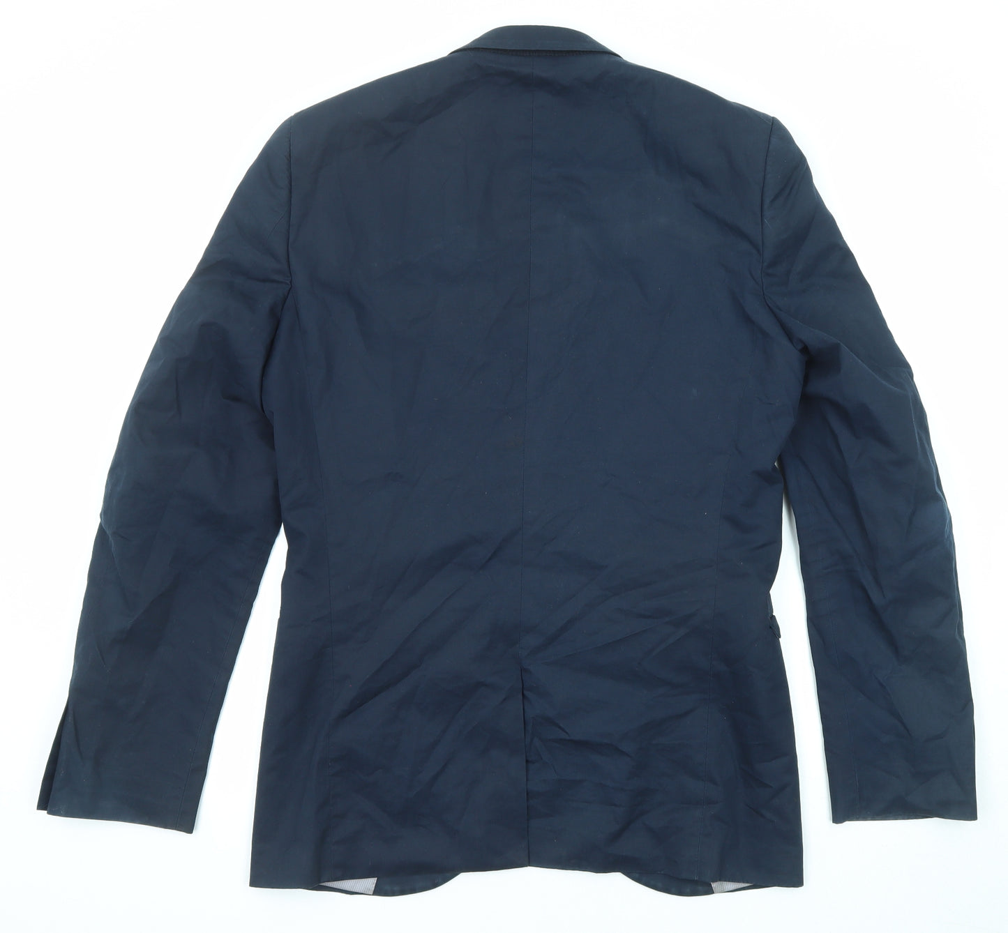 NEXT Mens Blue Cotton Jacket Suit Jacket Size 40 Regular