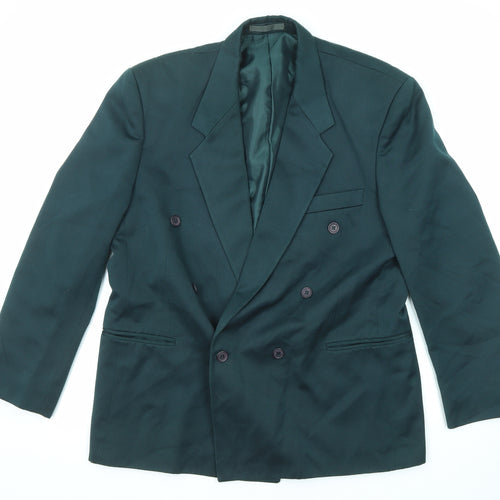 Willson Mens Green Polyester Jacket Suit Jacket Size 42 Regular