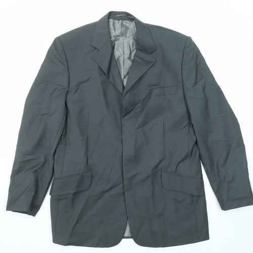 NEXT Mens Grey Wool Jacket Suit Jacket Size 42 Regular