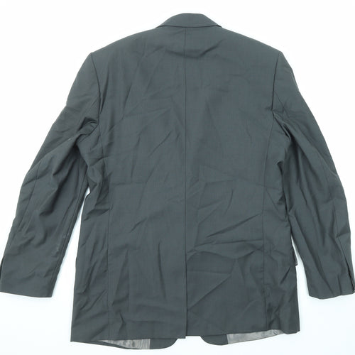 NEXT Mens Grey Wool Jacket Suit Jacket Size 42 Regular