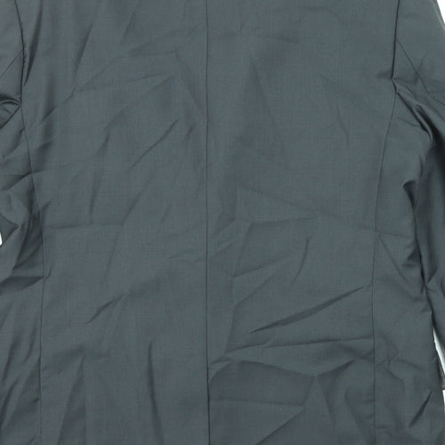 NEXT Mens Grey Wool Jacket Suit Jacket Size 42 Regular