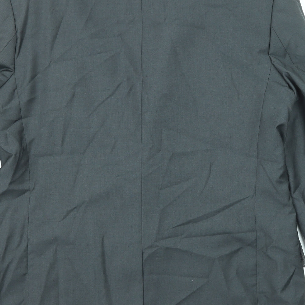 NEXT Mens Grey Wool Jacket Suit Jacket Size 42 Regular