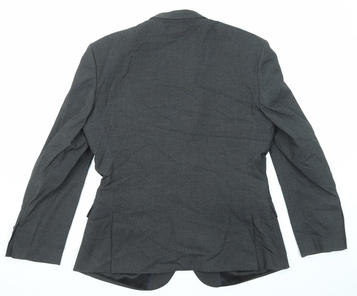 ASOS Mens Grey Polyester Jacket Suit Jacket Size 40 Regular