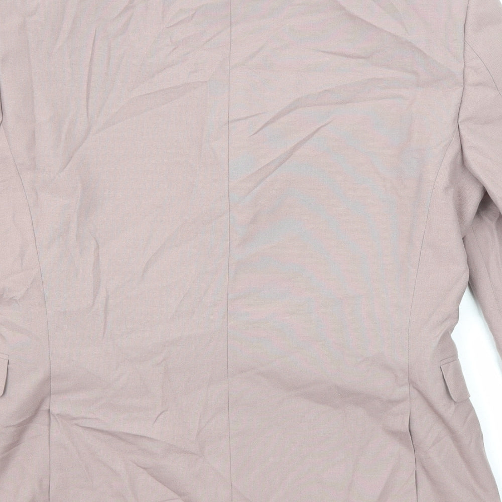 NEXT Mens Pink Polyester Jacket Suit Jacket Size 38 Regular
