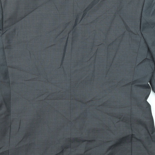 Flintoff Mens Grey Wool Jacket Suit Jacket Size 42 Regular
