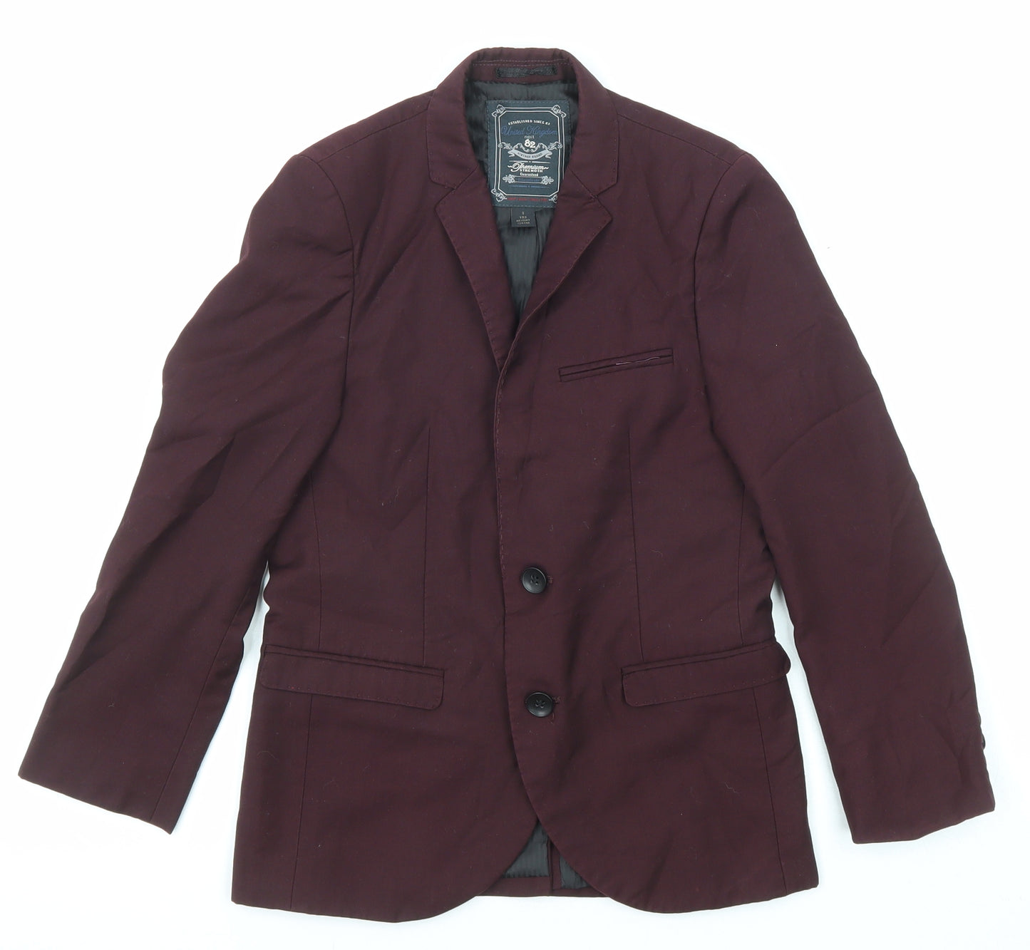 NEXT Boys Purple Shirt Jacket Blazer Size 9 Years Button