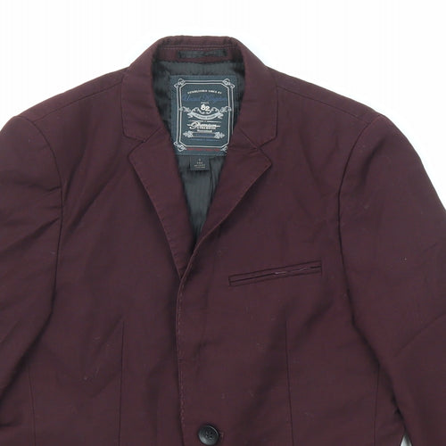 NEXT Boys Purple Shirt Jacket Blazer Size 9 Years Button