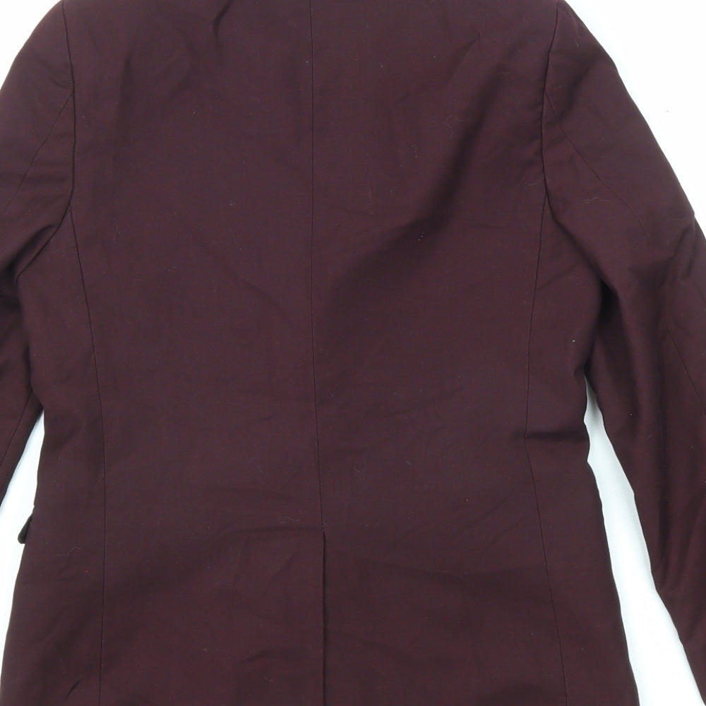 NEXT Boys Purple Shirt Jacket Blazer Size 9 Years Button