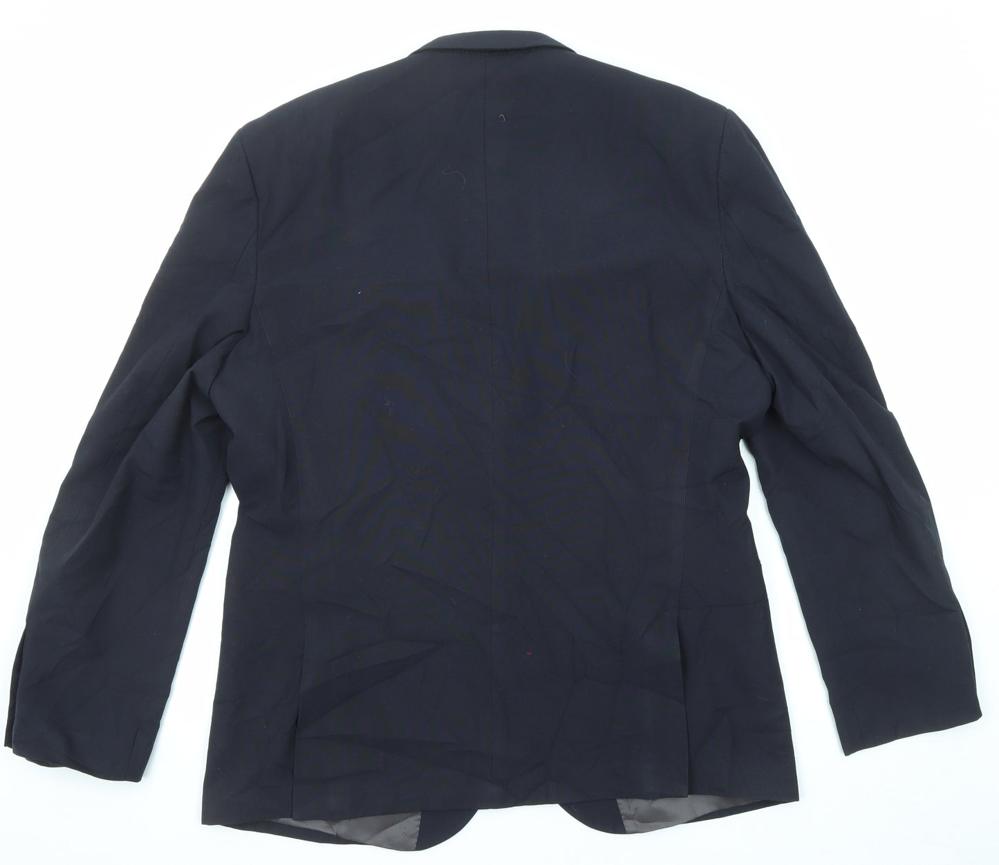 NEXT Mens Blue Polyester Jacket Blazer Size 44 Regular