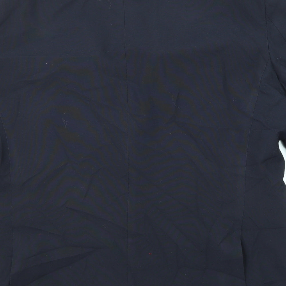 NEXT Mens Blue Polyester Jacket Blazer Size 44 Regular