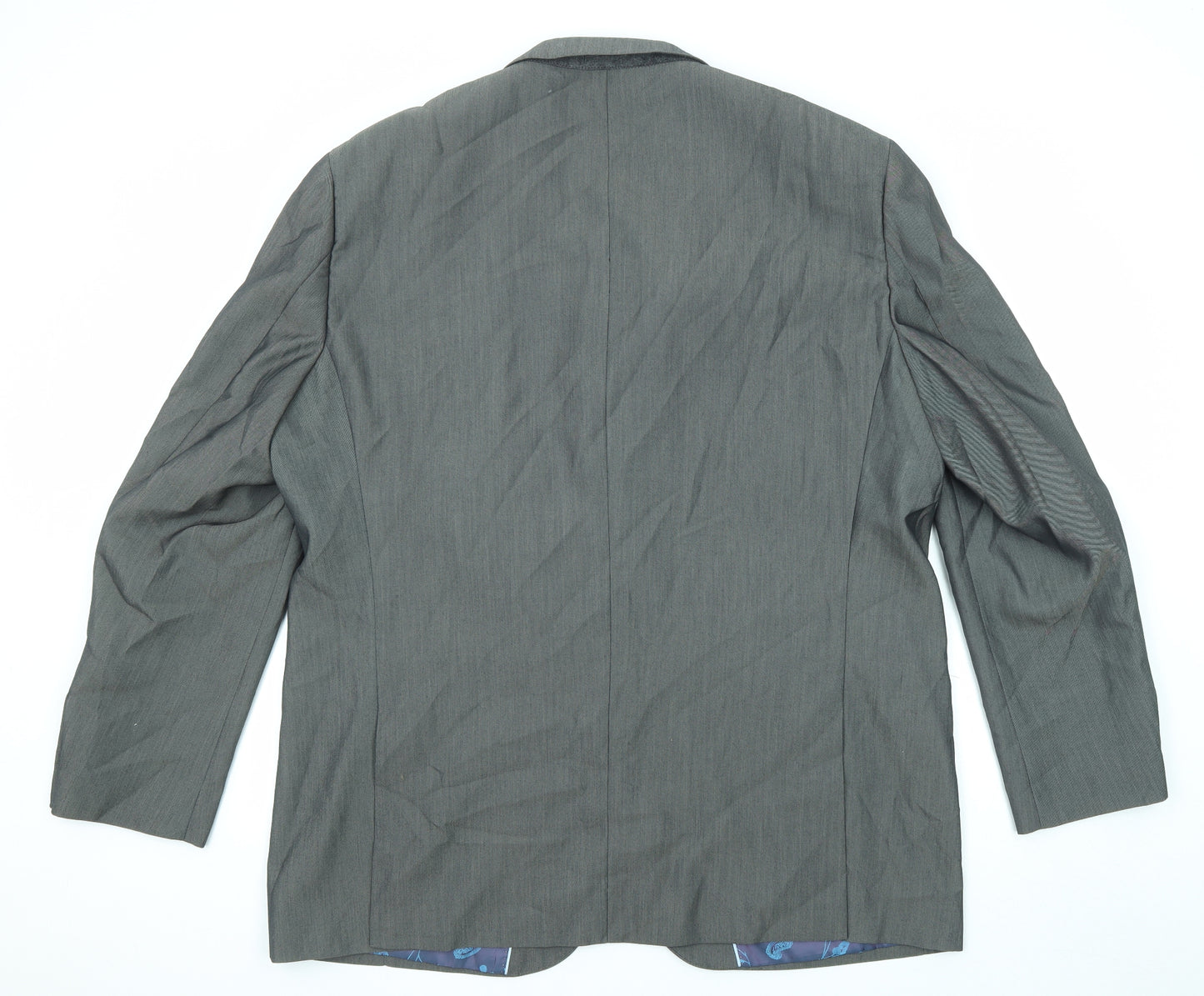 Jacamo Mens Grey Polyester Jacket Suit Jacket Size 50 Regular