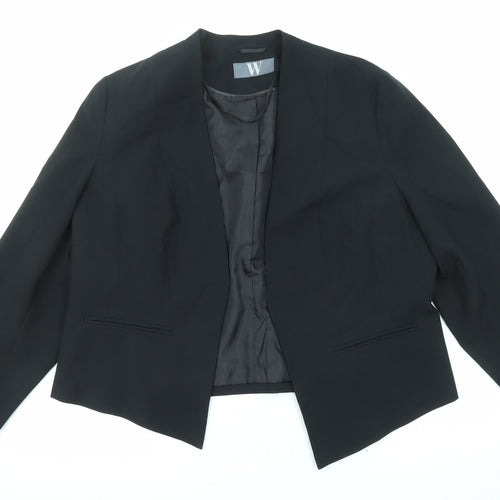 BHS Womens Black Jacket Blazer Size 20