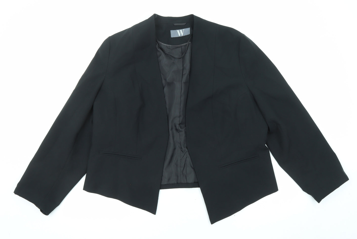 BHS Womens Black Jacket Blazer Size 20