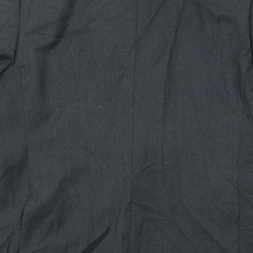 Greenwoods Mens Black Wool Jacket Suit Jacket Size 46 Regular
