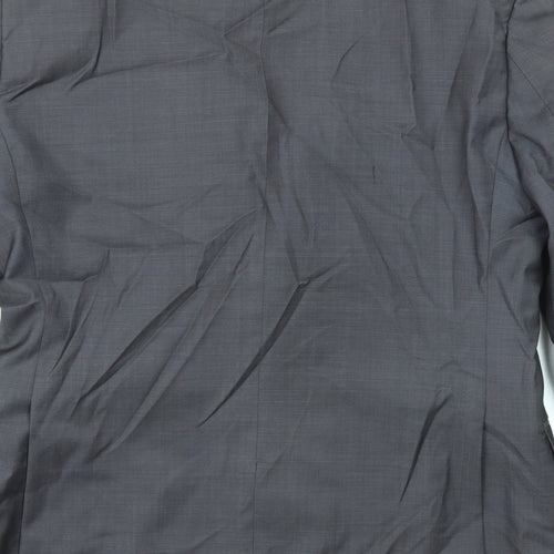 Paul Costelloe Mens Grey Wool Jacket Suit Jacket Size 40 Regular