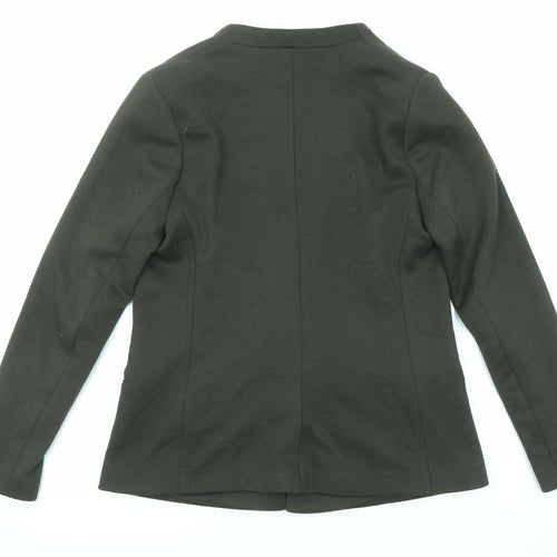 Marks and Spencer Womens Green Jacket Blazer Size 12 Button - Slim
