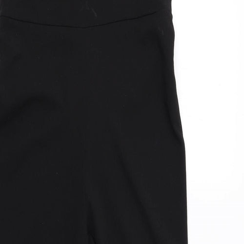 Lipsy Girls Black Polyester Jumpsuit One-Piece Size 13-14 Years L25 in Button