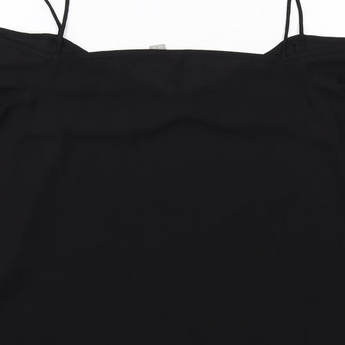 ASOS Womens Black Polyester Basic Blouse Size 12 Off the Shoulder