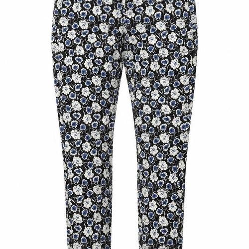 Uniqlo Womens Black Floral Cotton Skinny Jeans Size M L30 in Regular Button