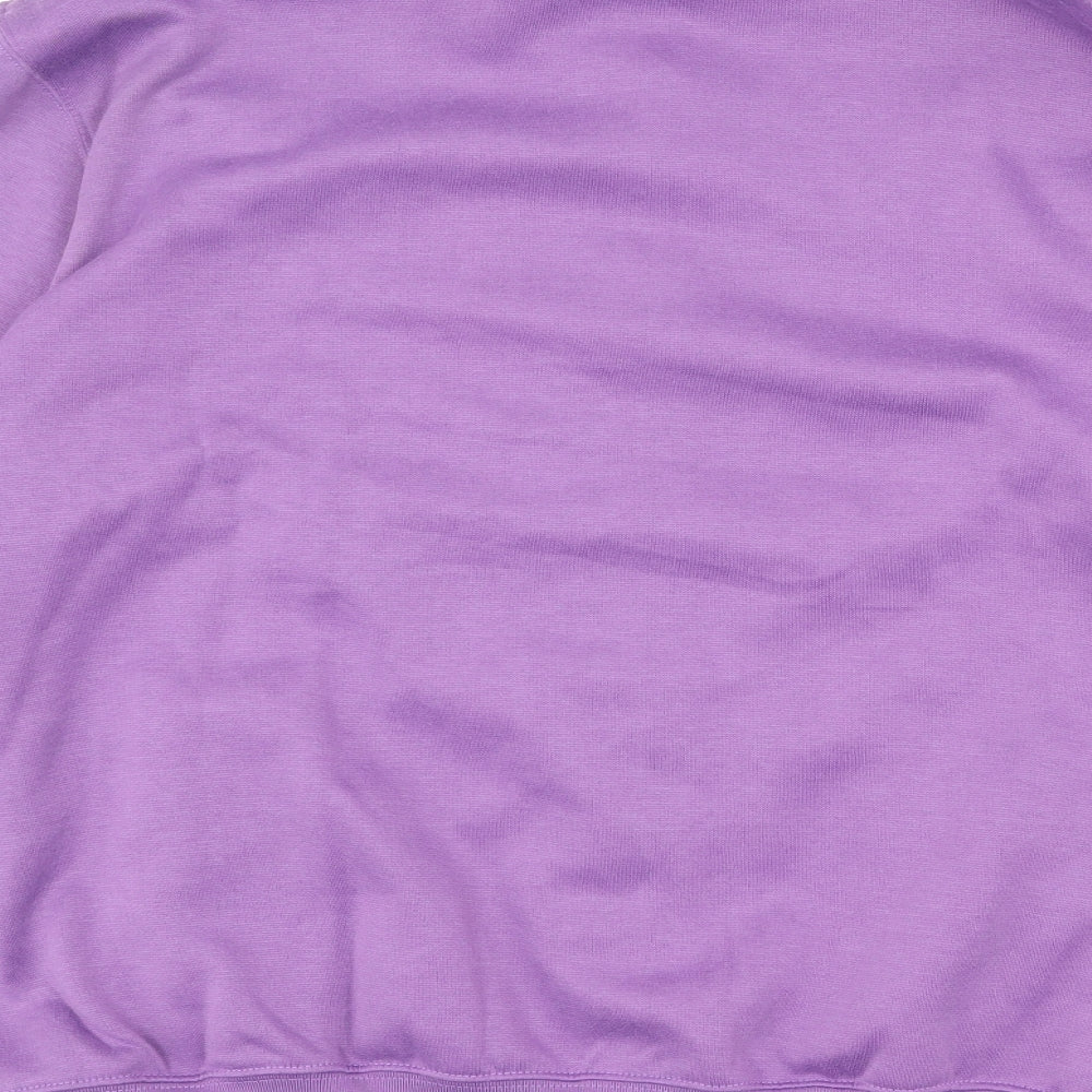 Damart Womens Purple Bomber Jacket Jacket Size 18 Button