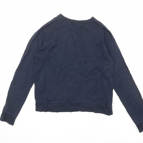 Divided by H&M Womens Blue 100% Cotton Pullover Sweatshirt Size XS Pullover - Original