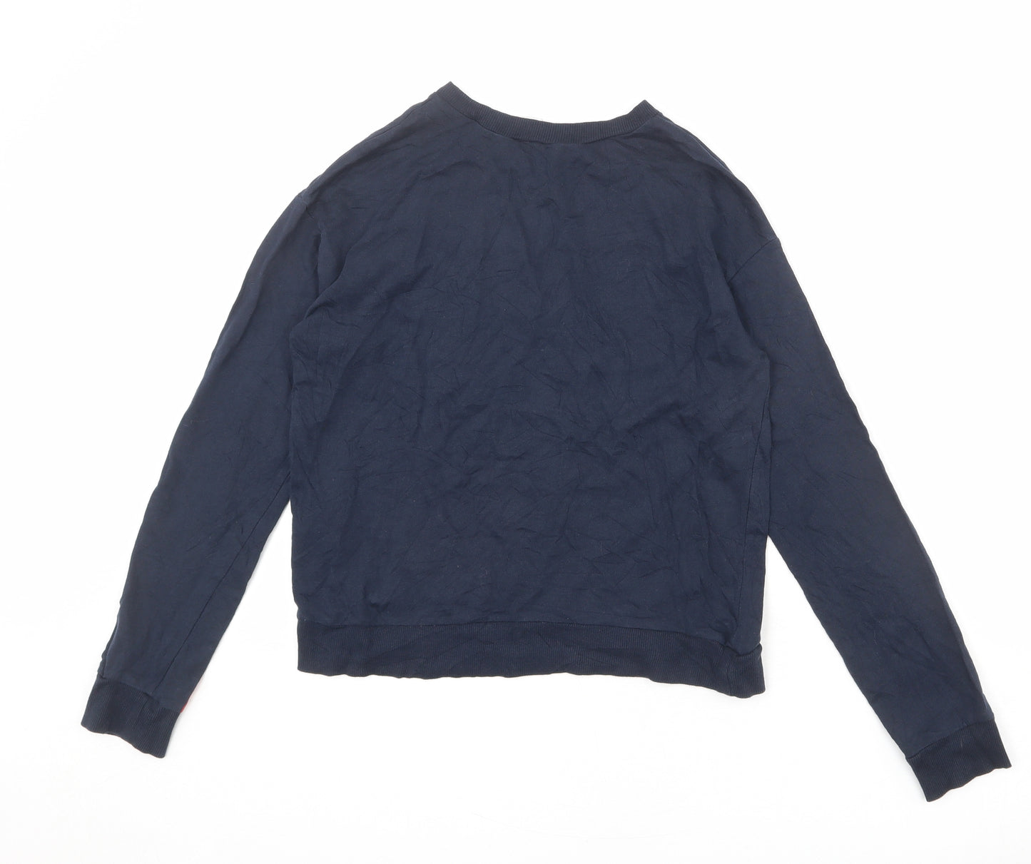 Divided by H&M Womens Blue 100% Cotton Pullover Sweatshirt Size XS Pullover - Original