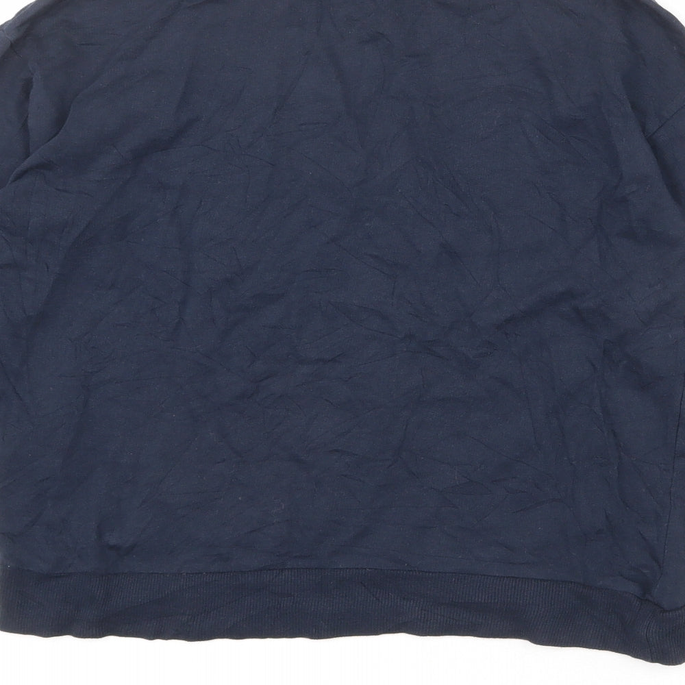 Divided by H&M Womens Blue 100% Cotton Pullover Sweatshirt Size XS Pullover - Original