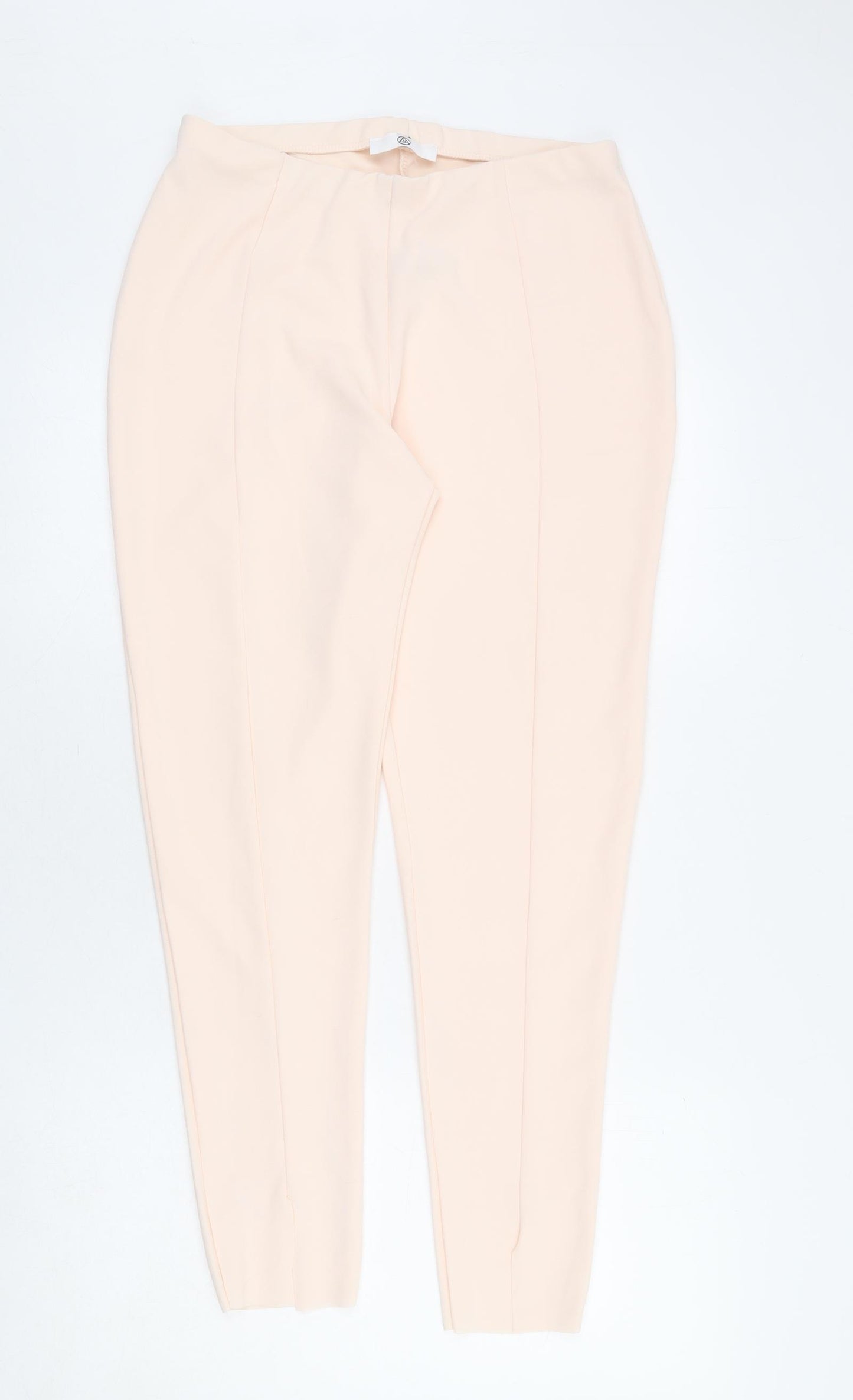 Missguided Womens Pink Polyester Trousers Size 14 L30 in Regular