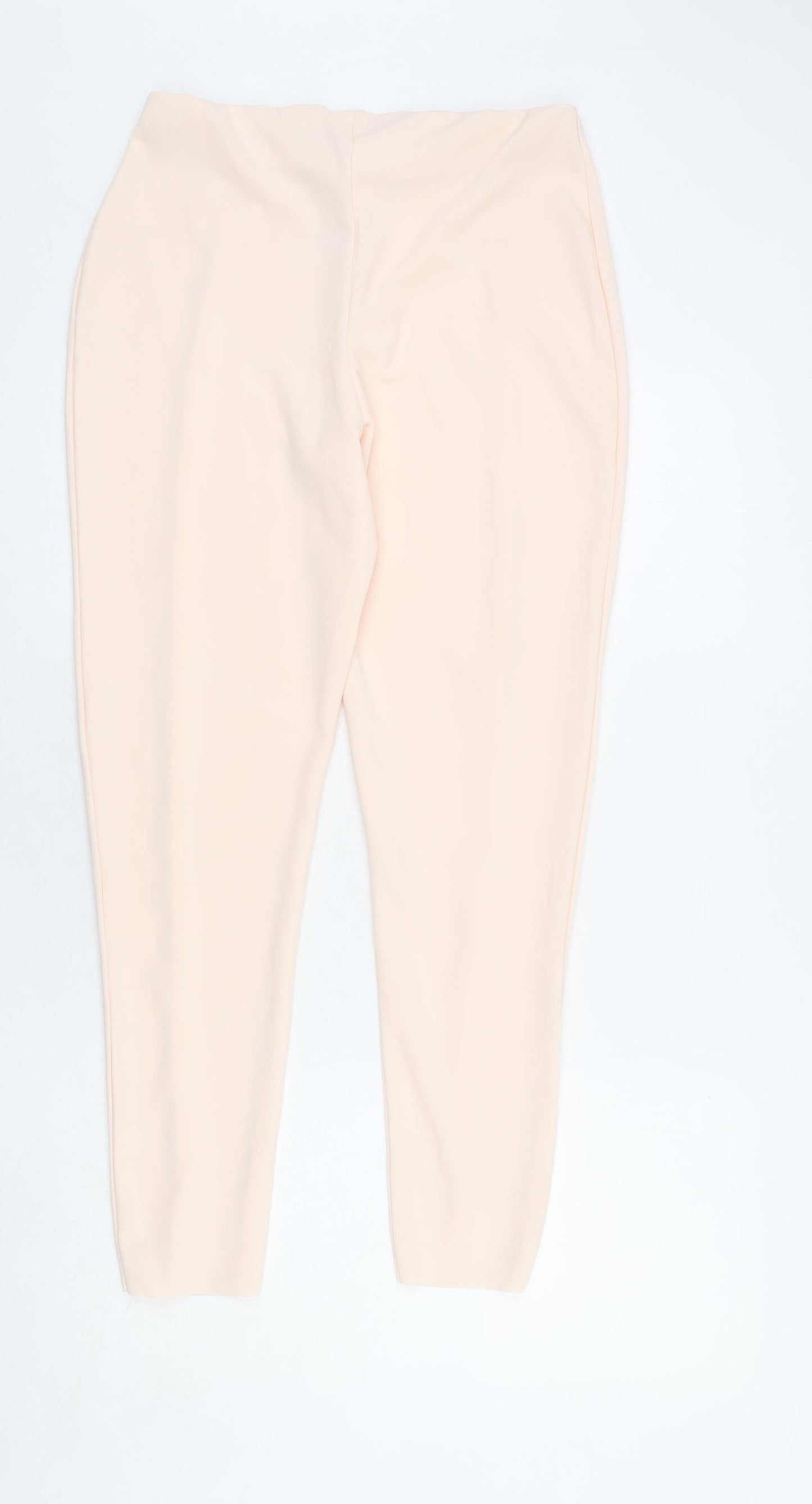 Missguided Womens Pink Polyester Trousers Size 14 L30 in Regular