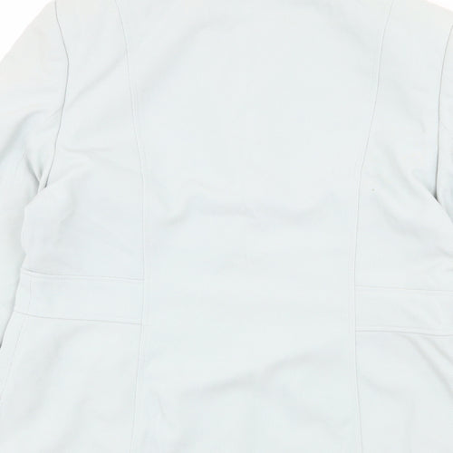 NEXT Womens Blue Polyester Jacket Blazer Size 14