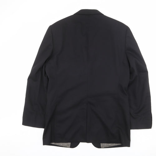 Ted Baker Mens Black Wool Jacket Suit Jacket Size 38 Regular