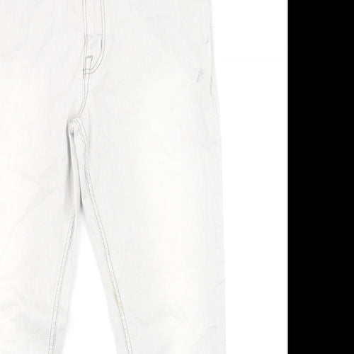 Goodfellow&Co Mens Grey Cotton Tapered Jeans Size 36 in L30 in Regular Zip
