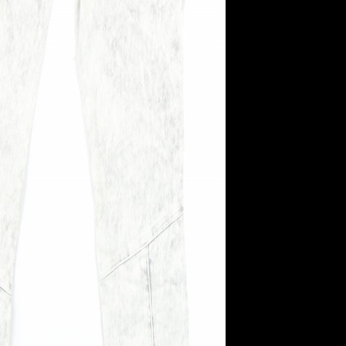 Abandon Ship Womens Grey Cotton Skinny Jeans Size 26 in L30 in Slim Zip - Zip pocket detail