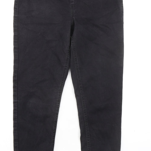 Marks and Spencer Womens Black Cotton Jegging Jeans Size 10 L25 in Regular
