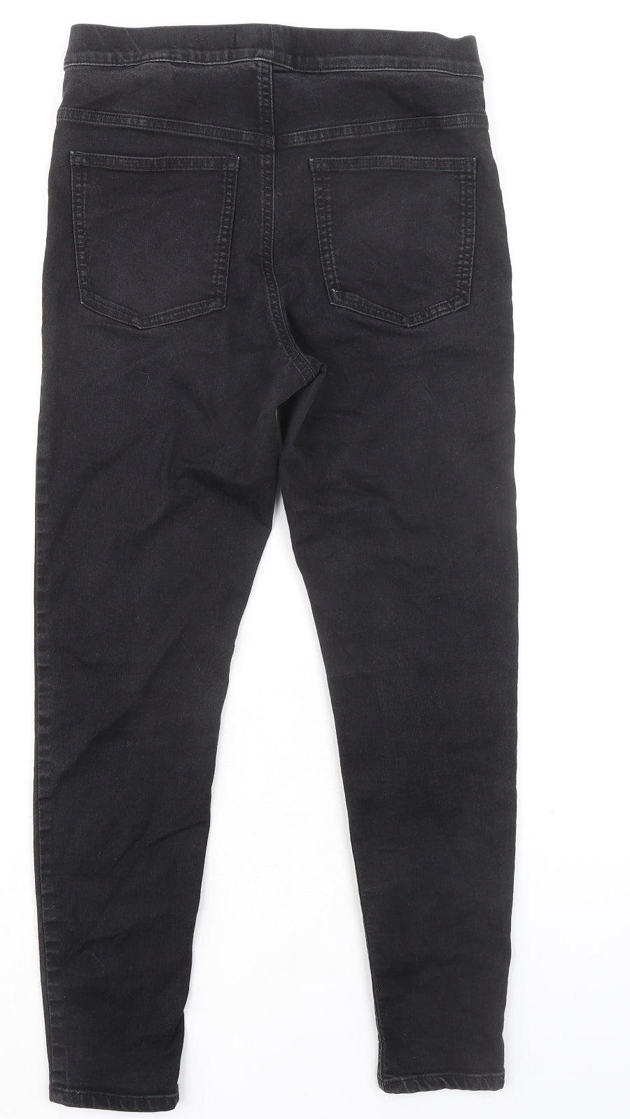 Marks and Spencer Womens Black Cotton Jegging Jeans Size 10 L25 in Regular