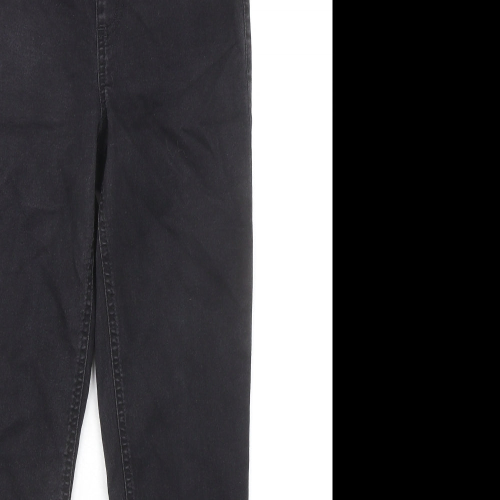 Marks and Spencer Womens Black Cotton Jegging Jeans Size 10 L25 in Regular