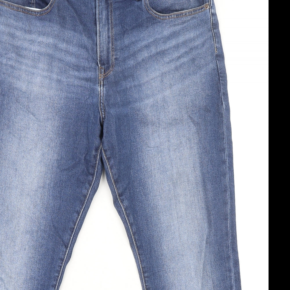 Gap Mens Blue Cotton Skinny Jeans Size 38 in L30 in Regular Zip