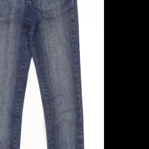 E.D.I jeans Womens Blue Cotton Skinny Jeans Size 24 in L30 in Regular Zip