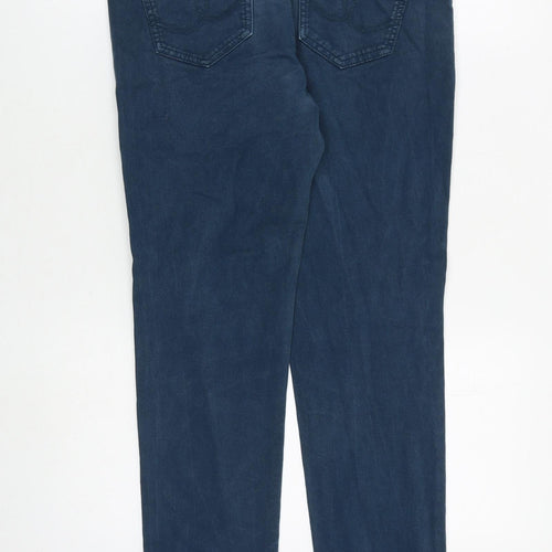 MANTARAY PRODUCTS Womens Blue Cotton Skinny Jeans Size 8 L27 in Slim Zip