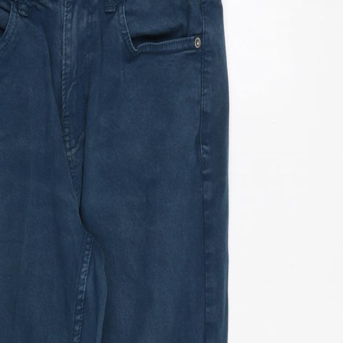 MANTARAY PRODUCTS Womens Blue Cotton Skinny Jeans Size 8 L27 in Slim Zip
