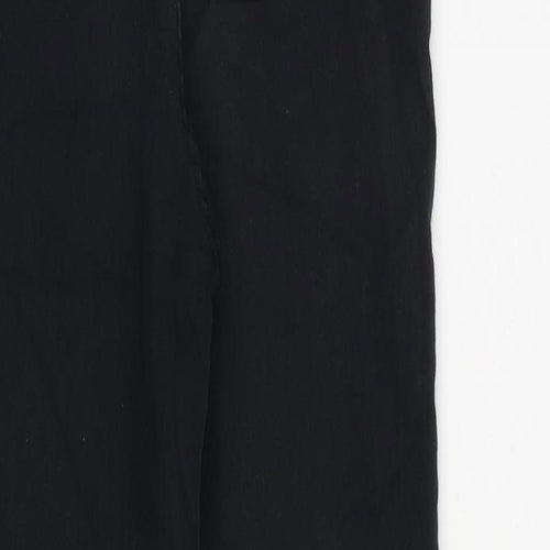 F&F Womens Black Cotton Skinny Jeans Size 8 L27 in Slim Zip