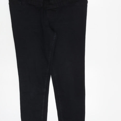 New Look Womens Black Cotton Skinny Jeans Size 12 L28 in Slim
