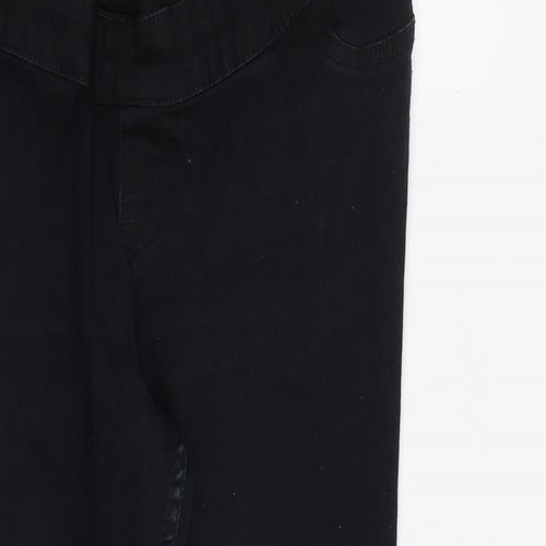 New Look Womens Black Cotton Skinny Jeans Size 12 L28 in Slim