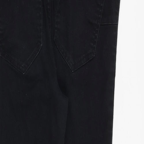 New Look Womens Black Cotton Skinny Jeans Size 12 L28 in Slim