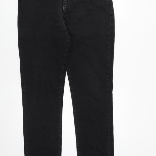 Levi's Mens Black Cotton Straight Jeans Size 38 in L34 in Regular Zip