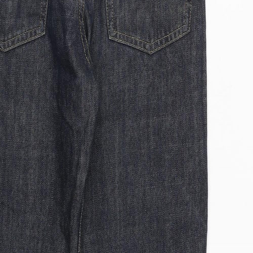 Denim & Co. Mens Blue Cotton Bootcut Jeans Size 32 in L30 in Regular Button
