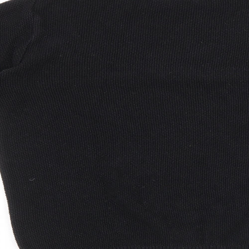 Pull&Bear Mens Black Crew Neck Polyester Pullover Jumper Size M Long Sleeve