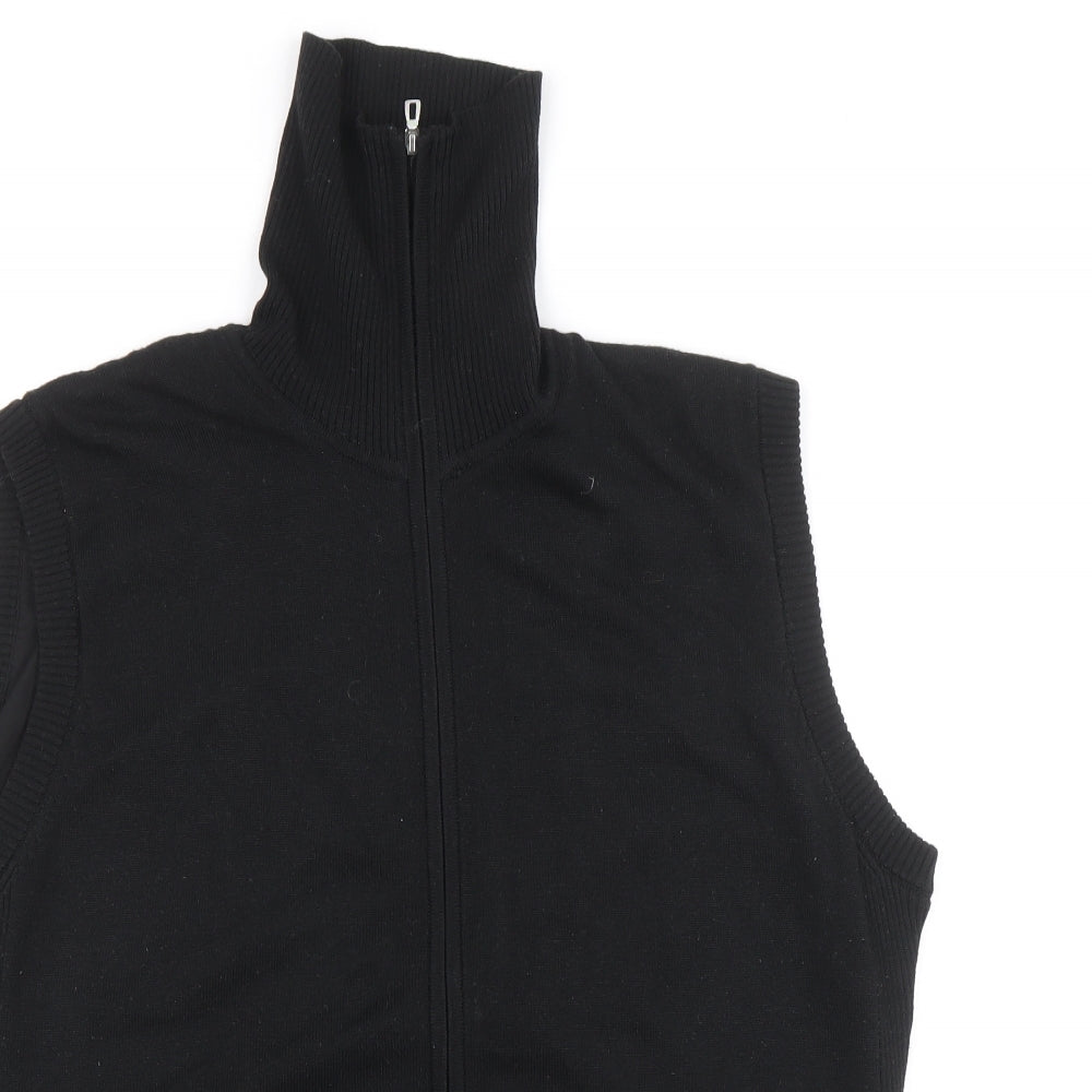 Callaway Mens Black Gilet Jacket Size L Zip