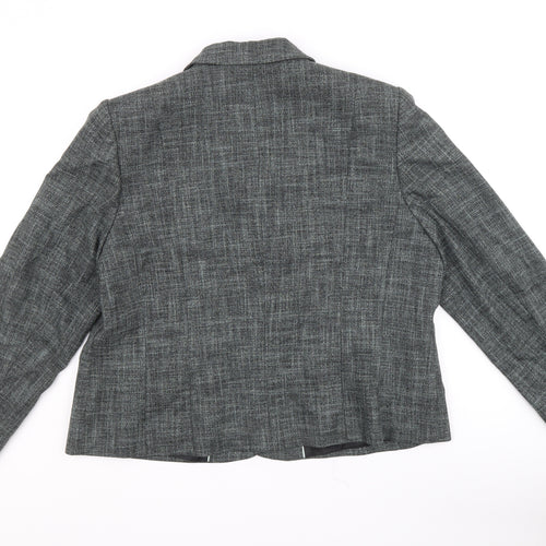 Eastex Womens Grey Viscose Jacket Blazer Size 20